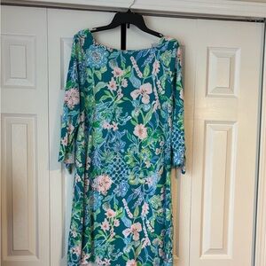 Lilly Pulitzer Lidia Dress “Hot on the Vine” Size XL